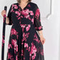 🌺Rochie elegantă din șifon imprimat