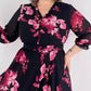 🌺Rochie elegantă din șifon imprimat