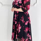 🌺Rochie elegantă din șifon imprimat