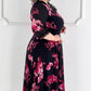 🌺Rochie elegantă din șifon imprimat