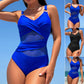 🌊🩱Costum de baie dintr-o singură piesă sexy din plasă