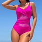 🌊🩱Costum de baie dintr-o singură piesă sexy din plasă