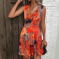 Rochie Boho fără mâneci cu decolteu V pentru femei