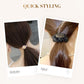 4PCS Elegant Rhinestone Elastic Hairband
