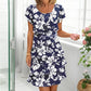 💐Rochie elegantă cu imprimeu stratificat