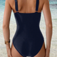🌞🩱Costum de baie dintr-o singură piesă cu dungi casual pentru femei