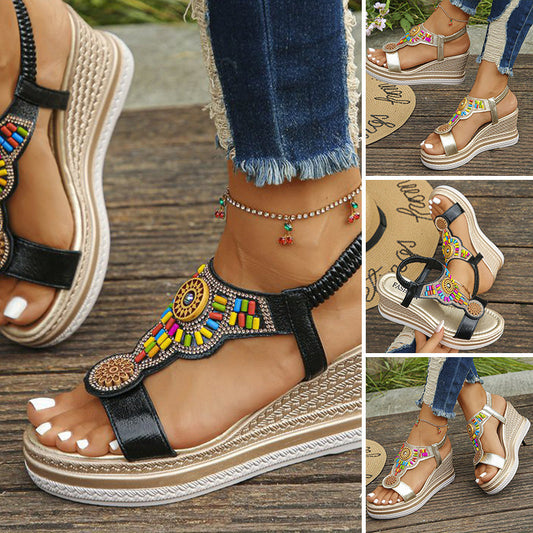 🏖️Sandale cu degete deschise în stil Resort👡