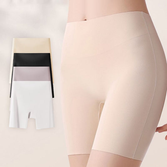 💞Chiloți pentru femei cu talie înaltă din țesătură Ice Silk - modelează și ridică fesele