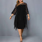 Rochie casual asimetrică cu decupaje pentru femei