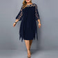 Rochie casual asimetrică cu decupaje pentru femei